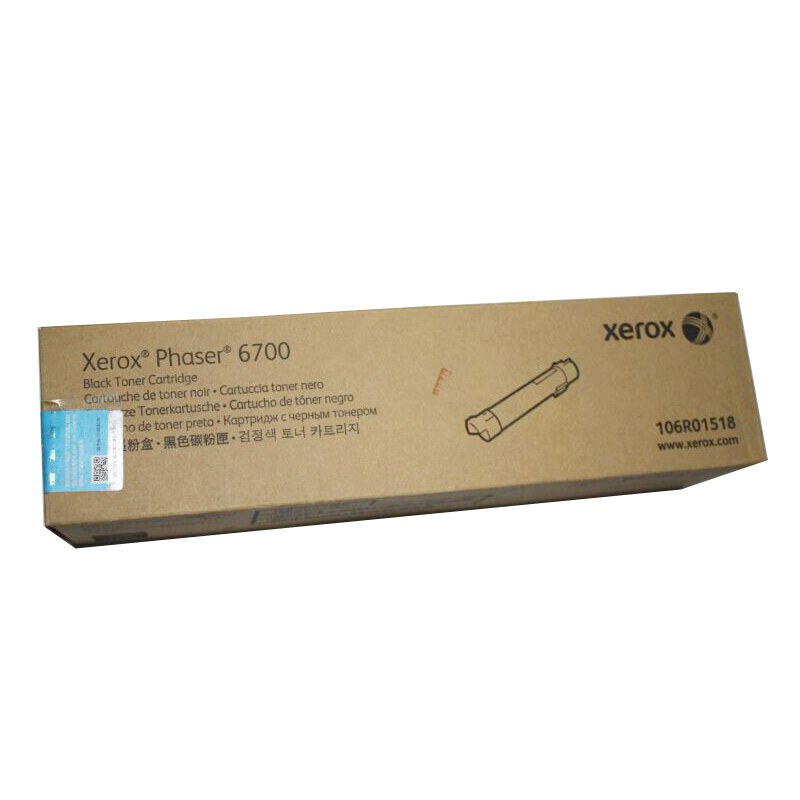 富士施乐（Fuji Xerox）106R01518 原装黑色粉盒 (适用Phaser 6700机型) 约18000页