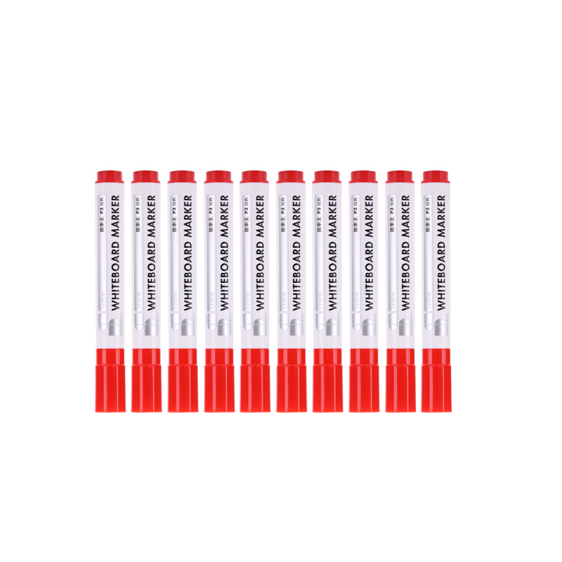 三木(SUNWOOD)效率王系列 12盒 120支装红色 单头油性白板笔 会议物流绘画速干型白板笔 P3