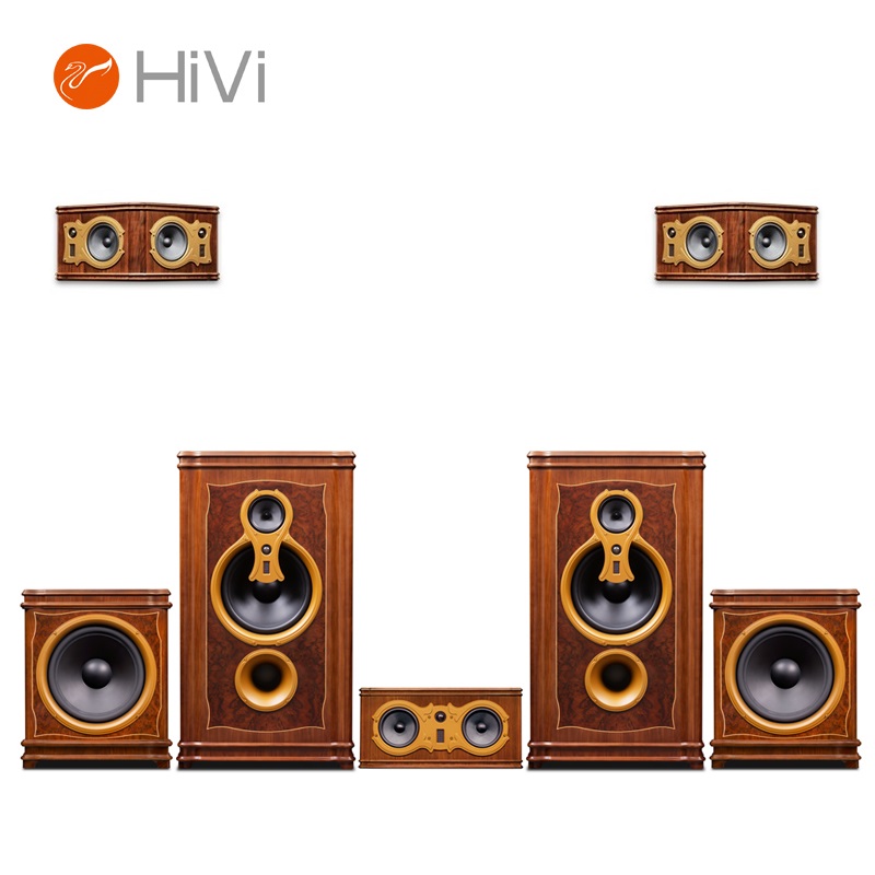惠威（HiVi）F10HT+SUB15F 家庭影院音响5.2声道 高保真HIFI私人影音室音箱音响需搭配功放