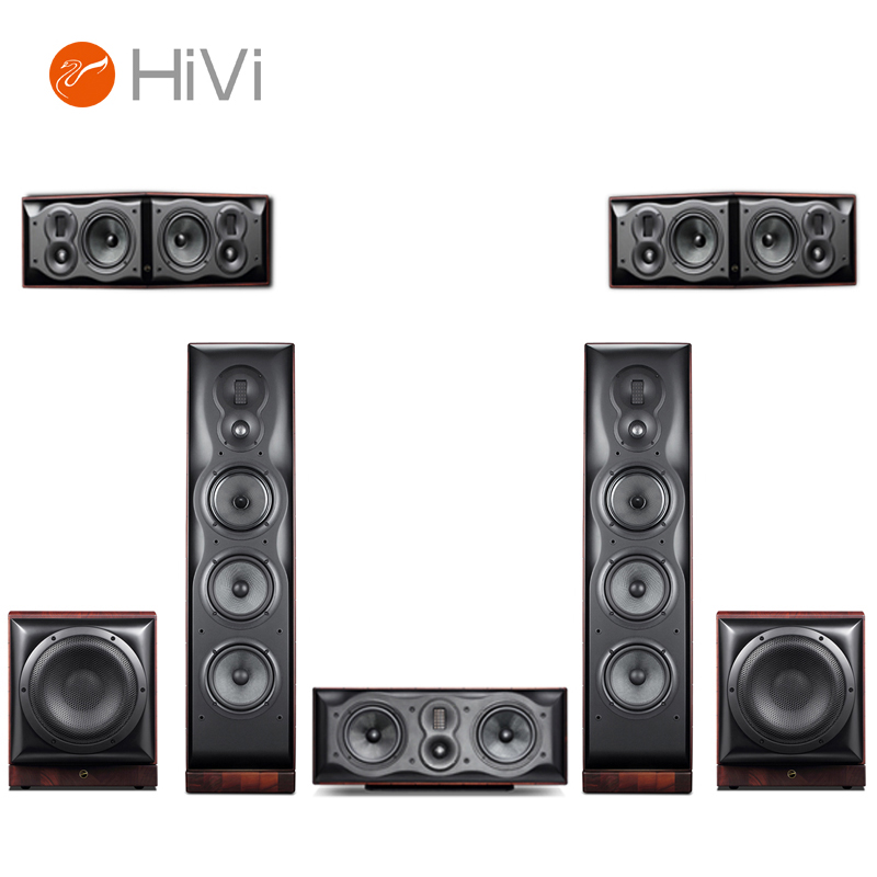 惠威（HiVi）M806AHT+SUB10M 5.2声道家庭影院音箱组合 高保真HIFI客厅投影音响 需搭配功放