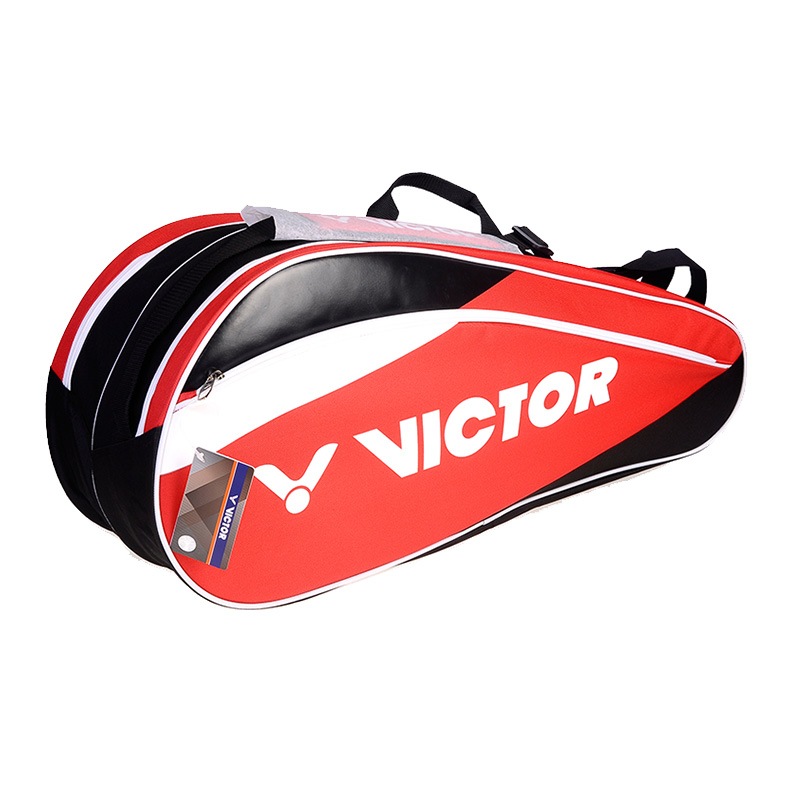 威克多 Victor 胜利羽毛球拍包 12支装团队型 四层网羽通用拍包 BR5203D (红色）