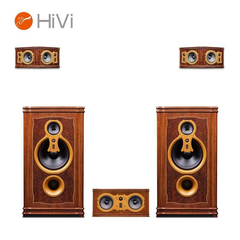 惠威（HiVi）F10HT 旗舰系列 家庭影院音箱5.0声道 客厅落地式音响系统皇家风范 需搭配功放