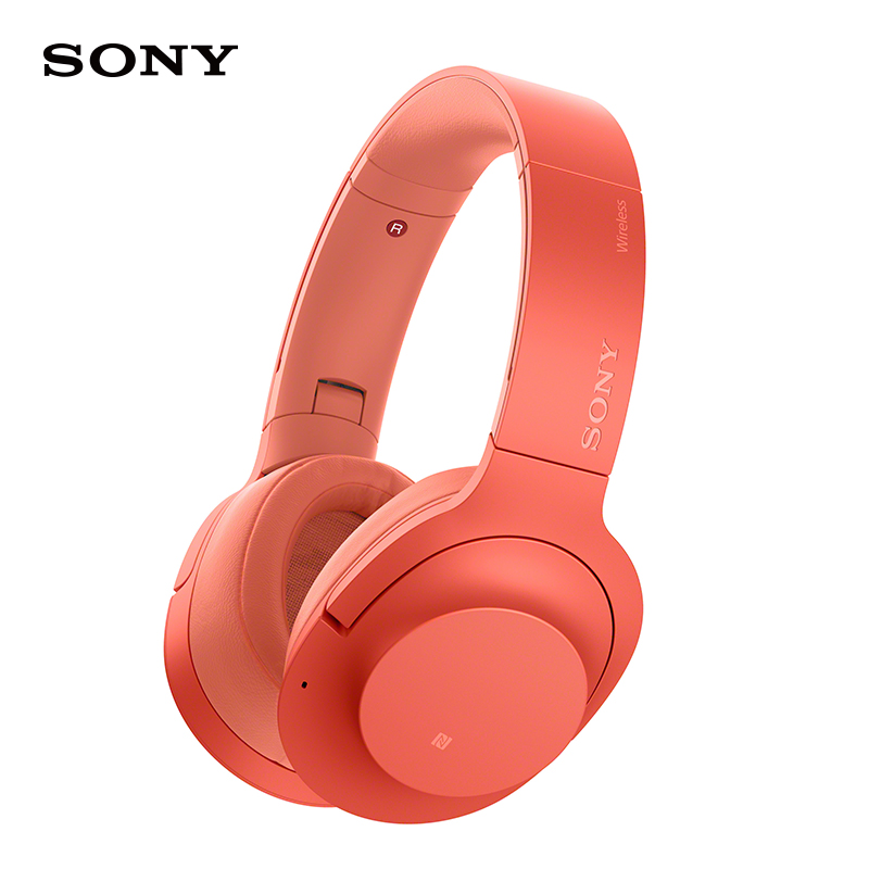 索尼（SONY）WH-H900N 蓝牙无线耳机 降噪耳机 头戴式 Hi-Res游戏耳机 手机耳机 暮光红