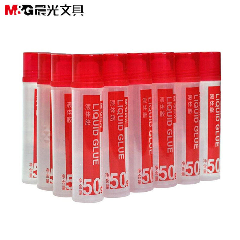 晨光（M&G）液体胶水平头胶水学生美工胶水办公财务胶粘用品 50ml液体胶AWG97004