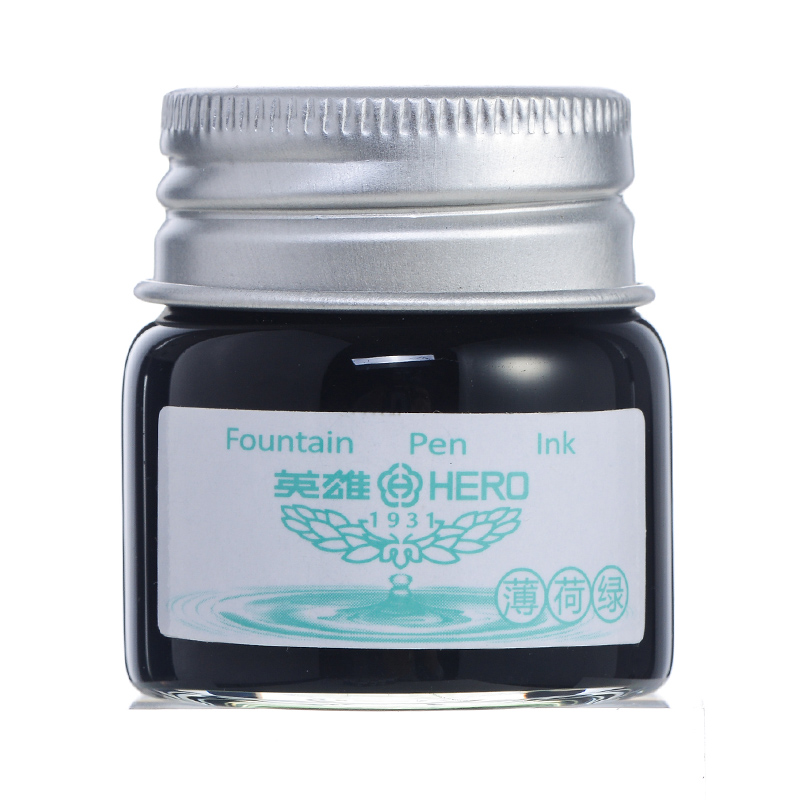英雄（HERO）钢笔/签字笔非碳素钢笔墨水9008染料型 彩色墨水系列12色可选 20ml