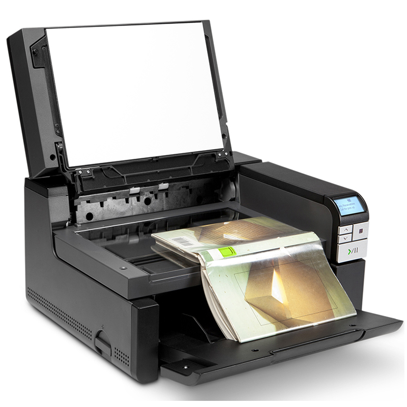 柯达（Kodak）i2900平板+自动进纸扫描仪 A4办公文件彩色双面高速馈纸 60页12