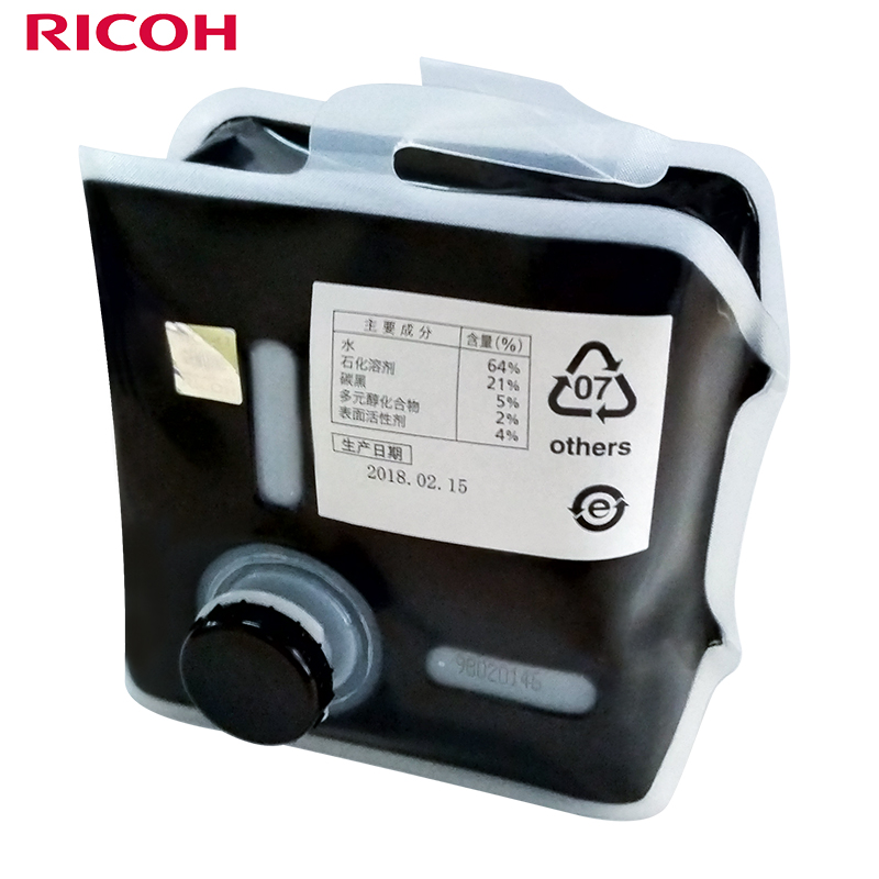 理光（Ricoh）500型(1000cc/袋*6袋)黑油墨 适用于DD5440C/DD5450C