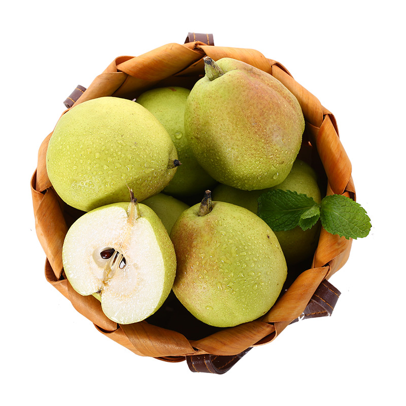 新疆库尔勒香梨6粒 二级 单果80-100g以上 生鲜 新鲜水果 中秋水果