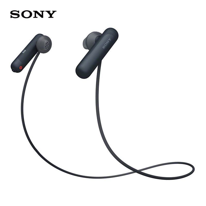 索尼（SONY）WI-SP500 蓝牙运动耳机 黑色