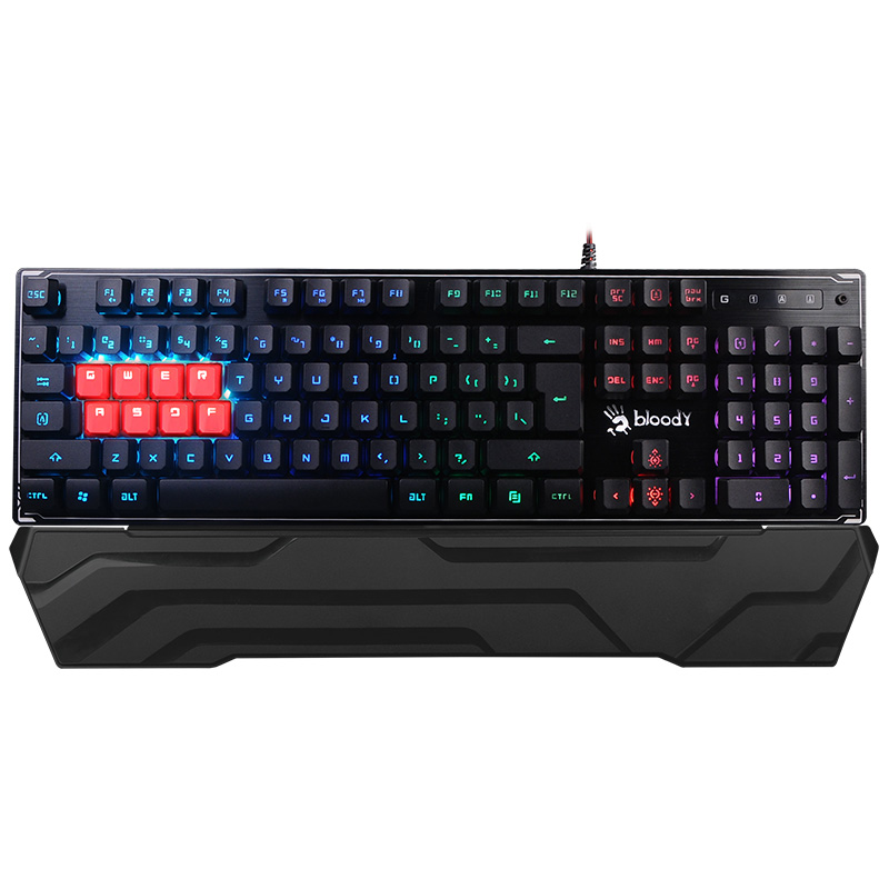 双飞燕 （A4TECH）B3370R 血手幽灵机械键盘 有线键盘 游戏键盘 三代8光轴 R