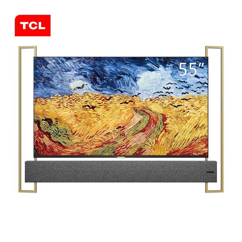 TCL XESS 55A100U 55英寸液晶电视机 4k超高清 超薄 量子点全面屏 人工