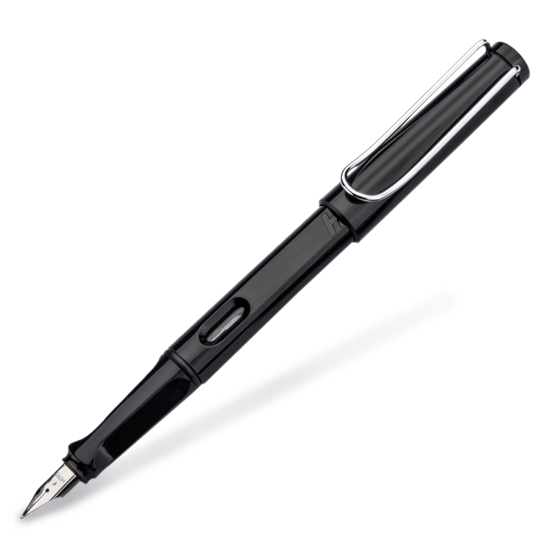英雄（HERO）钢笔359 正姿 黑色 F尖薄厚片工艺学生练字钢笔铱金钢笔签字笔