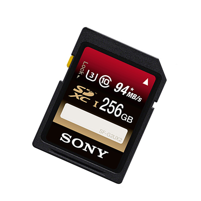 索尼（SONY） 高速存储卡 佳能尼康 索尼微单摄像机内存卡 256G SD 94M/S SF-G2UX2