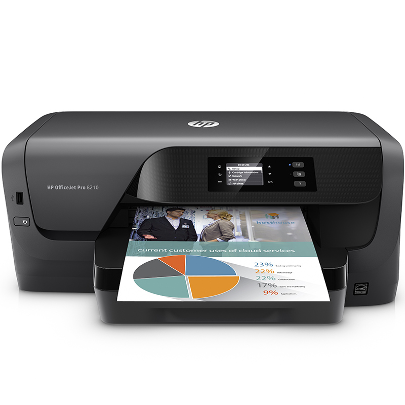 惠普（HP）OfficeJet Pro 8210 彩色办公无线打印机 自动双面打印 无线直