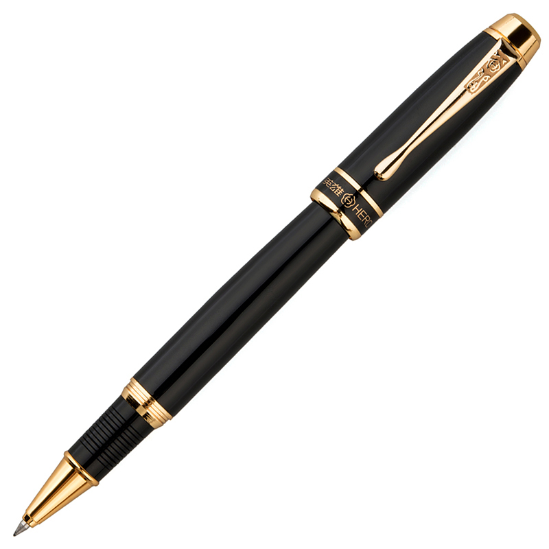 英雄（HERO）953黑丽雅时尚商务 宝珠笔 签字笔 中性笔 水笔0.5mm&0.7mm