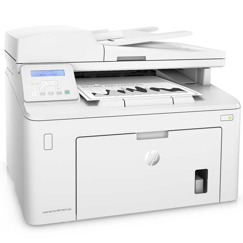 惠普（HP）LaserJet Pro MFP M227sdn激光多功能一体机（打印、复印、