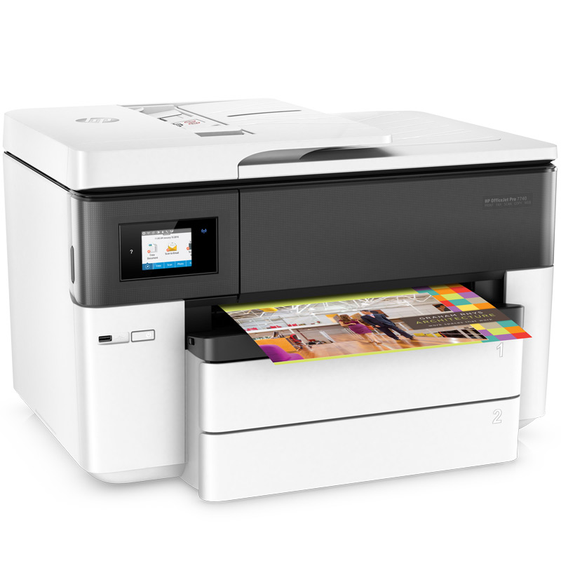 惠普（HP） OfficeJet Pro 7740 惠商系列宽幅办公一体机（打印、复印、扫