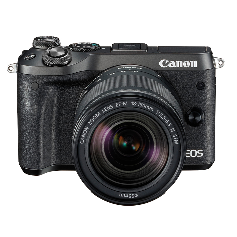 佳能（Canon）EOS M6 微单相机 数码相机 微单套机 黑色 （18-150 微单镜