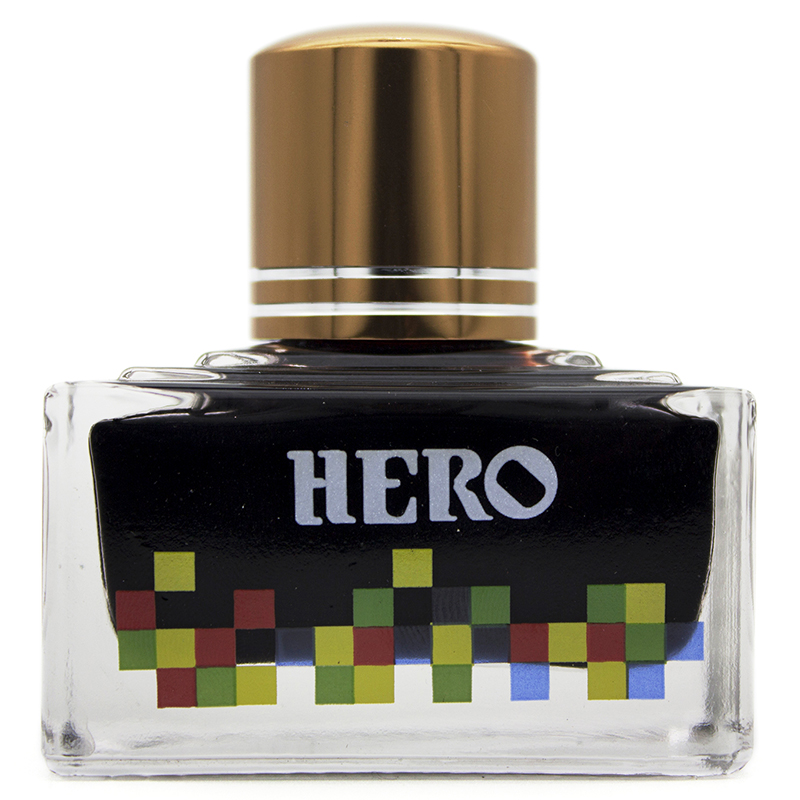 英雄（HERO）钢笔/签字笔钢笔墨水 非碳素染料型彩色墨水系列 7104彩墨咖色
