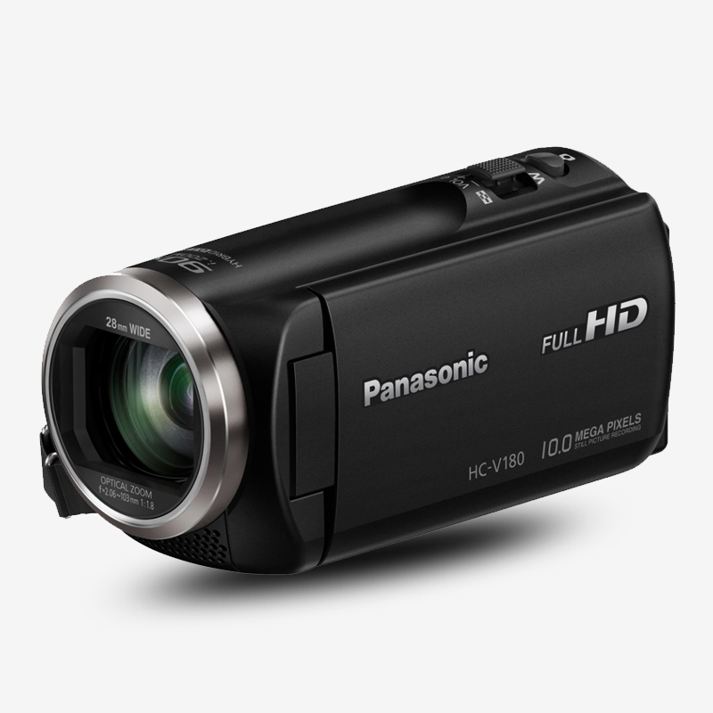 松下（panasonic） HC-V180 高清数码摄像机 家用变焦小摄影机 轻巧便携摄象