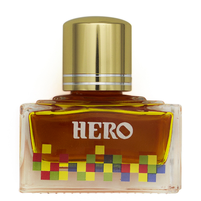 英雄（HERO）钢笔/签字笔钢笔墨水 非碳素染料型彩色墨水系列 7109彩墨黄色