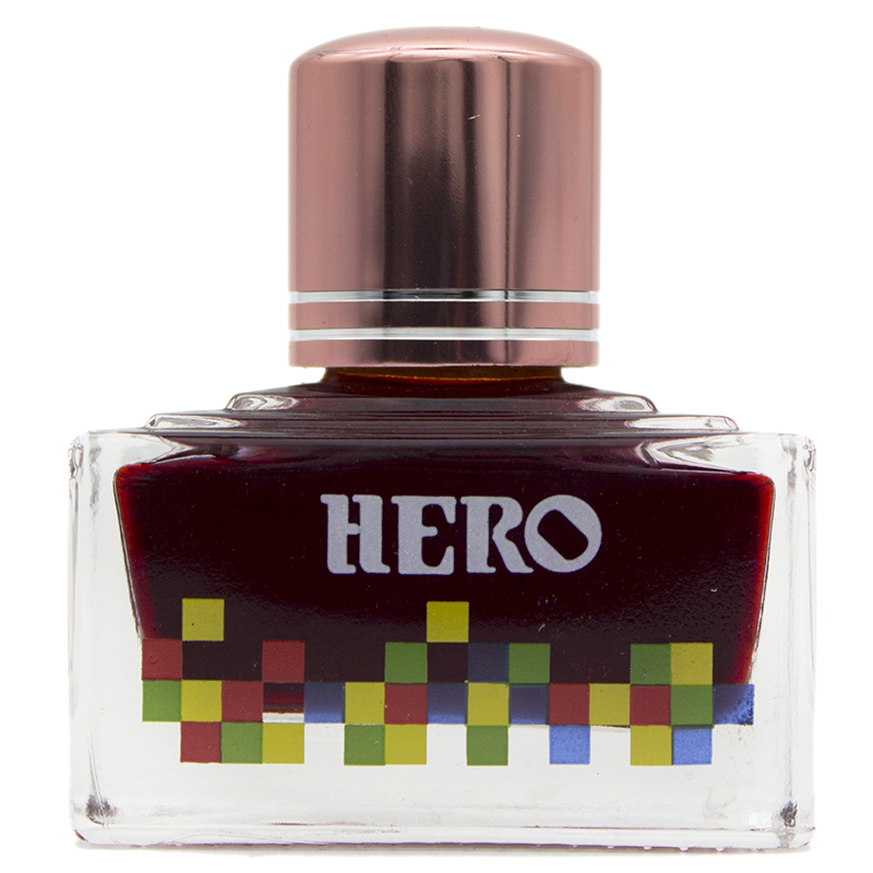 英雄（HERO）钢笔/签字笔钢笔墨水 非碳素染料型彩色墨水系列 7111彩墨橙色