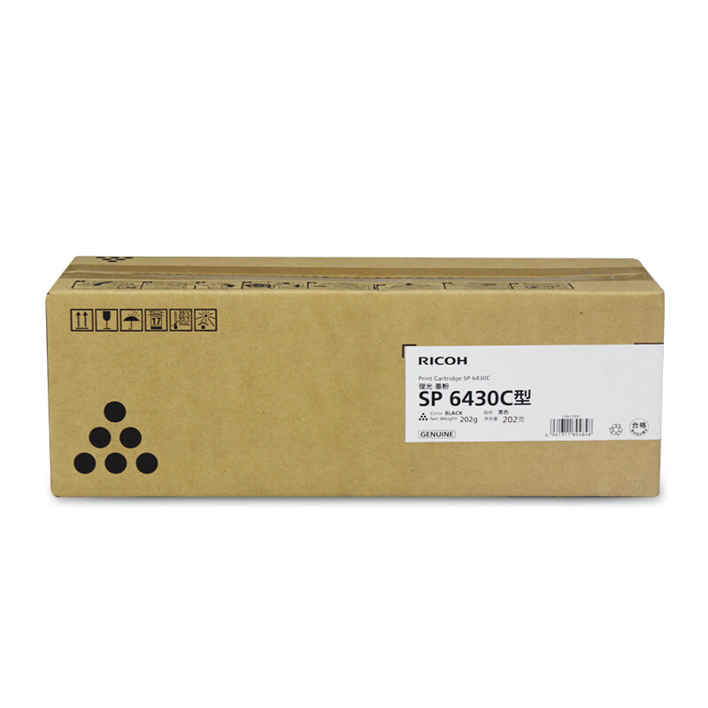 理光（Ricoh）SP 6430C型 黑色墨盒1支装  （适用SP 6430DN）