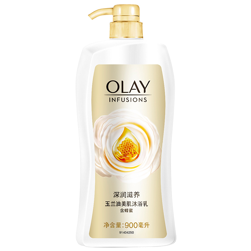 玉兰油OLAY 沐浴露 含蜂蜜滋养900ml 美肌滋润 深润滋养 无皂基 新旧包装随机发货