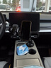新款汽車(chē)內水杯座通用托架導航雙夾頭長(cháng)雙軟管車(chē)載水杯位手機支架 黑色 曬單實(shí)拍圖