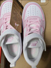 NIKE 耐克童鞋男女童休閑板鞋COURT BOROUGH魔術(shù)貼運(yùn)動(dòng)鞋小童 曬單實(shí)拍圖