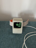 杰梵客適用蘋(píng)果apple watch手表s10/9/7/6/5代SE充電器支架底座置物架ultra2游戲支架S8底座手表托盤(pán)桌面 白色復(fù)古小電腦 充電套餐【底座+1米充電線】 曬單實(shí)拍圖