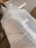 JEKO&JEKO特耐斯直角收纳箱透明玩具衣服储物箱零食整理箱收纳盒18L 4只装 实拍图