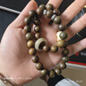 靈月閣綠檀木手串男菩提手鏈佛珠文玩手把件念珠手持中國風(fēng)木珠子禮物 醒獅綠檀雙圈款【12mm】 曬單實(shí)拍圖