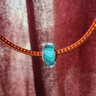 ATHENAIE轉(zhuǎn)運(yùn)珠琉璃珠紫色湖綠色閃亮銀DIY串飾搭本命年不銹鋼手繩手鏈 湖綠色MNG131 曬單實(shí)拍圖