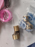 潤華年淋浴龍頭配件花灑加長高厚變徑曲腳彎腳偏心螺絲拐腳彎角曲角接頭 A款黃銅【130-170可調(diào)】 雙個裝1付(送生料帶墊片) 曬單實(shí)拍圖