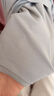 DK泳衣女韓國ins風(fēng)性感仙女范連體顯瘦遮肚保守海邊度假 淺灰色 M 曬單實(shí)拍圖