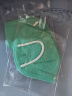 可孚 N95型医用口罩3d立体绿色一次性医疗级别秋冬季节潮流时尚独立包装无菌型共30只 实拍图