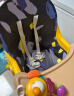 看宝贝（lookbaby）宝宝餐椅婴儿餐椅儿童餐椅宝宝椅便携式儿童桌椅蓝色涂鸦 实拍图