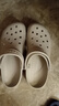CROCS明星同款卡駱馳洞洞鞋clog男鞋女鞋夏季新款運(yùn)動拖鞋透氣拖鞋涼鞋 10001-1FT-大氣灰 42 -43(270mm) 曬單實(shí)拍圖