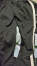 Foss Phil条纹裤子男春夏季运动潮牌宽松直筒阔腿休闲长裤271黑色L 实拍图
