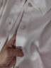 betu百图女装夏季法式翻领钉珠缎面衬衣女士单排扣纯色短袖衬衫女2203D03 杏色 XS 实拍图