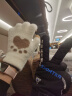 惠寻 京东自有品牌 毛绒手套保暖女冬季加绒触屏针织手套 猫爪奶白 实拍图