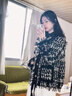 GARNUO黑色小香風(fēng)外套女羽絨服小個子春秋冬新款高級感加厚羊毛短款上衣 黑色【羽絨版】 S【101-115斤】 曬單實拍圖