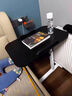 探月床邊桌可移動(dòng)床上電腦小桌子臥室升降學(xué)習書(shū)桌家用筆記本折疊桌子 【單卡槽】黑色+黑架80*40cm 曬單實(shí)拍圖