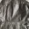 RRL 男裝 經典款皮革夾克RL90197 001-黑色 M 曬單實拍圖