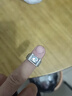 QMXD戒指男士潮流單身戒指簡約可調節(jié)百搭食指環(huán)氣質時尚銀色指環(huán) 曬單實拍圖