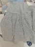 蓓馨貝（Beixinbei）女童冬裝加絨連衣裙女寶寶冬季衣服兒童韓版洋氣童裝秋冬款毛毛衣 黑色格子套裙 130 建議身高120-130 體重42-48斤 曬單實(shí)拍圖