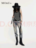 MO&Co.【NOIR系列】牛仔褲春夏手磨破洞懷舊棉質(zhì)低腰MBD2JEN019 牛仔淺藍(lán)色 M 27 曬單實(shí)拍圖
