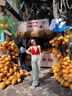 微光里冬季泡溫泉泳衣女性感復古港風(fēng)紅色辣妹深V美背顯瘦遮肚度假連體 深V泳衣女露背橘(建議80-110) 曬單實(shí)拍圖