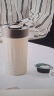 LEASY领致多功能电动咖啡奶泡机家用全自动冷热双用打奶泡器牛奶加热器电动奶泡杯搅拌杯烧水杯 象牙白 实拍图
